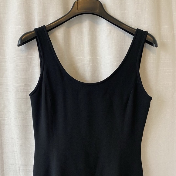 Vintage Ann Taylor black Tank dress low back Size 6 Lined - Picture 2 of 11